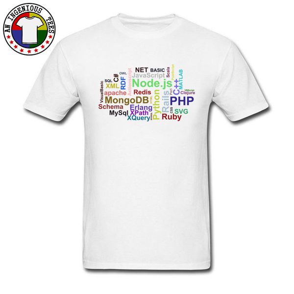 

computer programming language text t shirt for men 2018 brand new fashion o-neck t shirt short sleeve clothing shirt