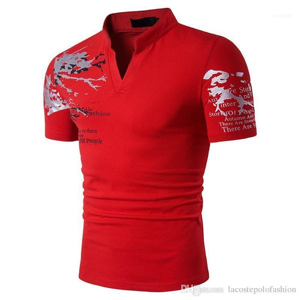 

cloth silver print mens designer tshirt fashion v neck male short sleeve tee casual homme summer, White;black