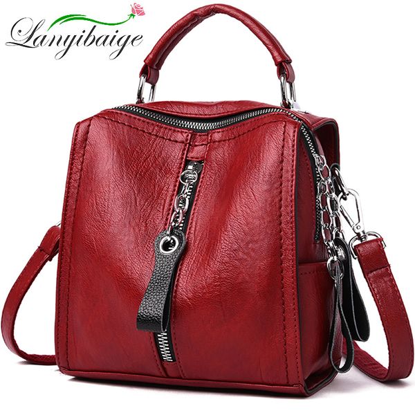 

мода мини женщин рюкзак мягкий кожаный bagpack мешком dos дорожная сумка женский рюкзак сумки на ремне, школа рюкзаки для девочек