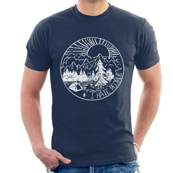 

2019 men funny summer men clothing the great outdoors i hate people men t-shirt custom t-shirt printing