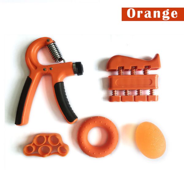 

5 pieces hand grip trainer set finger resistance band rubber ring adjustable 5-60kg heavy grips fingers exerciser ball
