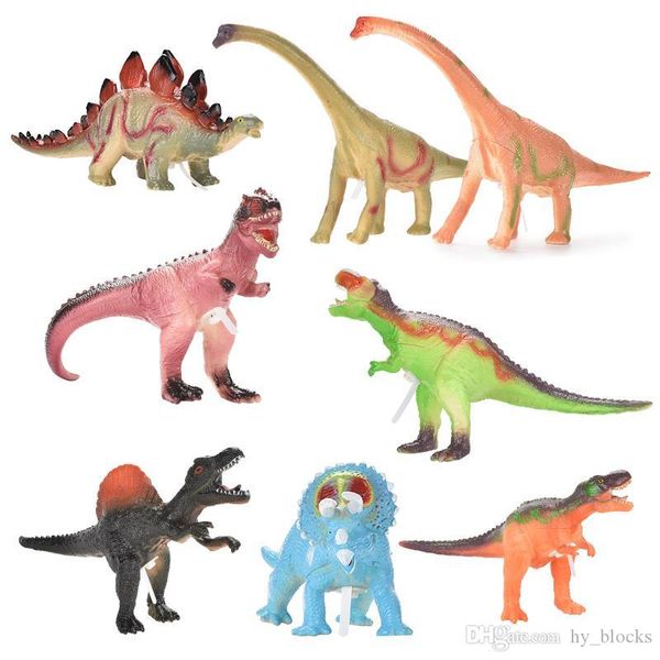 

small size simulated dinosaur blocks model toys jurassic world park animal world children novelty games kids puzzle toy 06