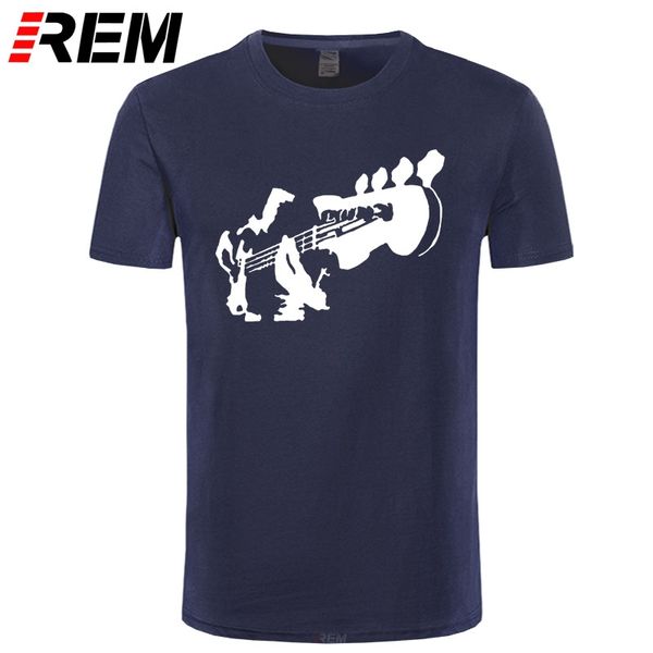 

rem mens bass guitar bass player hand bass music t shirt cotton novelty