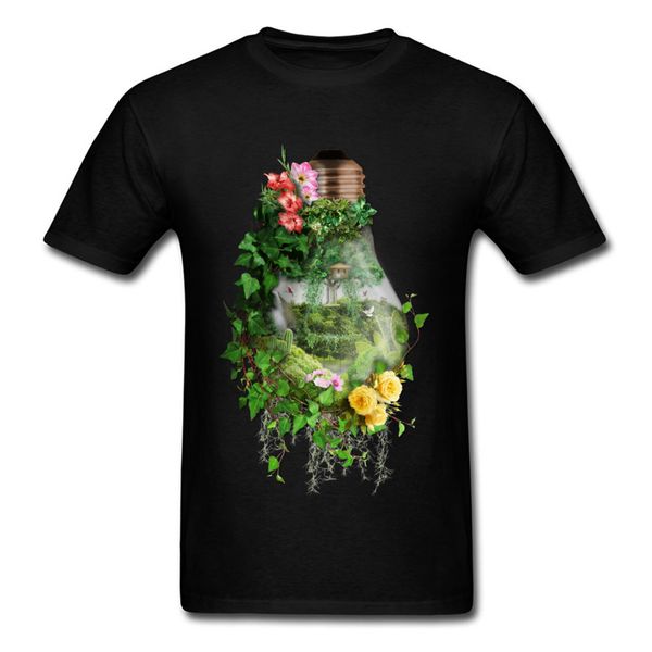 

bulb terrarium o neck t shirts garden of peace tees short sleeve dominant full cotton personalized t-shirts mens summer 2018
