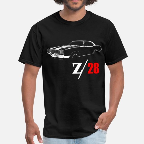 

1969 camaro z28 vintage t shirt men designing 100% cotton round neck male fit basic spring autumn pictures shirt