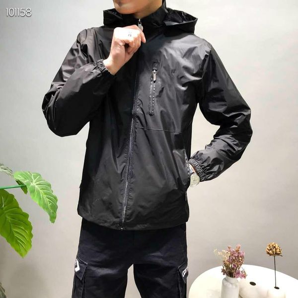 

2020 mens hooded windbreaker jacket autumn 2020 casual vintage color block loose track hoodie jacket coats streetwear hiphop 1896, Black;brown