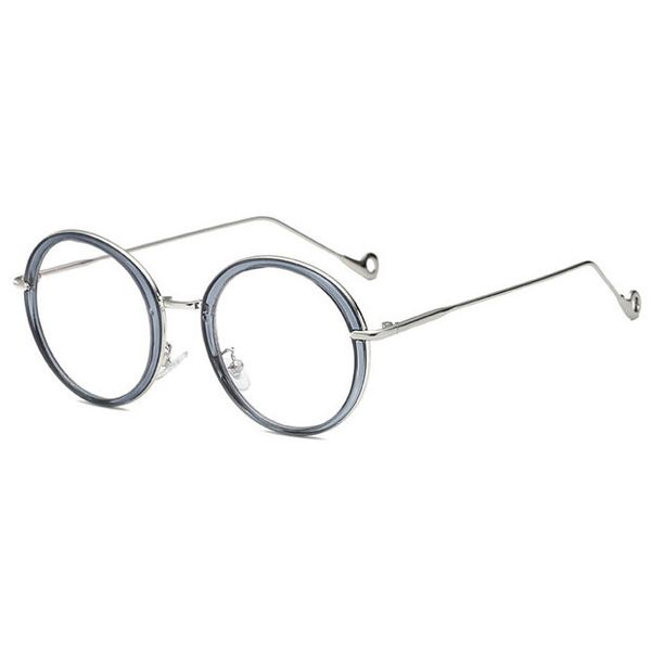 

glasses frame 2020 retro round glasses frame women eyeglasses computer myopia optical anti-blue light spectacle female, Black