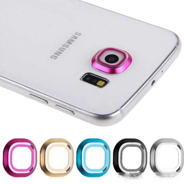 

new style 5 colors camera lens metal protective ring guard cover for smartphone galaxy s6 edge lens protector ring