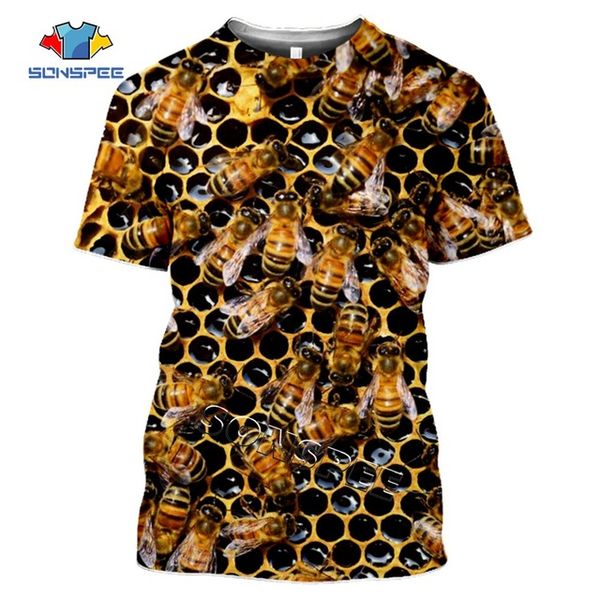 

summer insect bee print 3d print shirts anime aesthetic hentai men clothing