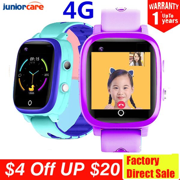 

4g sim video call smart kids watch gps wifi tracker position camera baby safe ip67 waterproof smartwatch vs y95