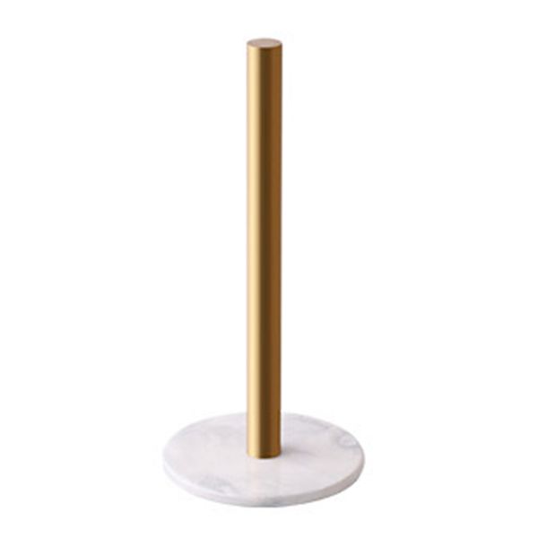 

gold-plated deskrack towel nordic marble shelf paper holder kitchen roll
