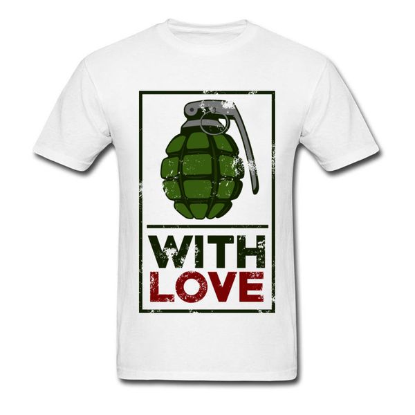 

with love green day t shirt men american big size 3xl pure cotton fashion tshirt summer russia fire weapons t-shirt for adult