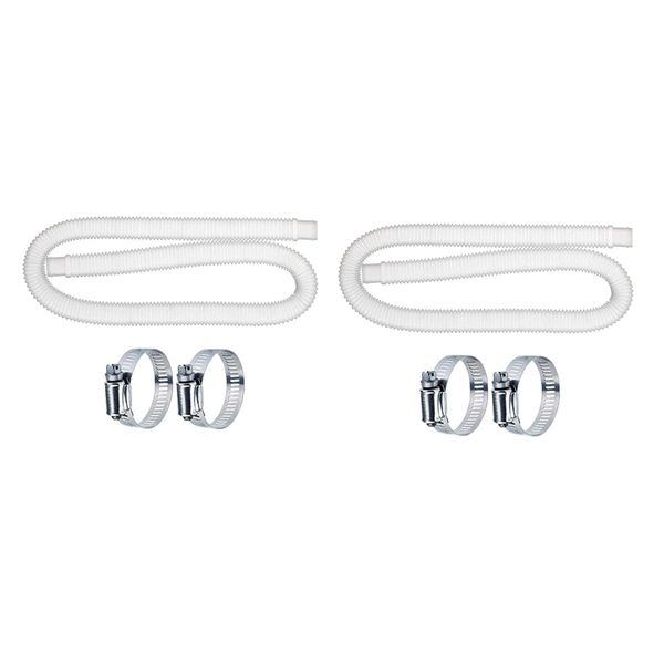 

2set replacement hose 32mm swimming pool pump/filter 1.5m long+2pcs clamps