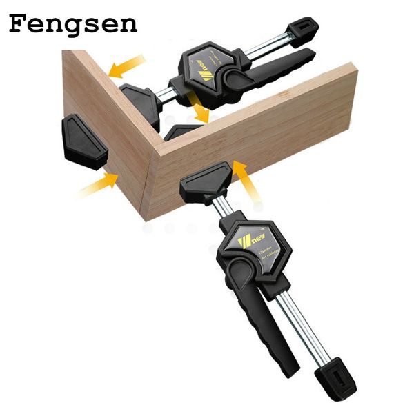 

woodworking deskclip adjustable fast clip quick clamp fixture frame ratchet release speed squeeze diy tool set