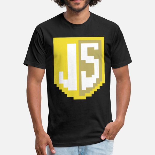 

javascript pixelart logo t shirt men customize tee shirt crew neck outfit gift comfortable spring original shirt