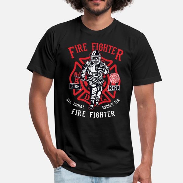 

fire fighter t shirt men printing short sleeve o neck kawaii graphic casual summer style natural shirt