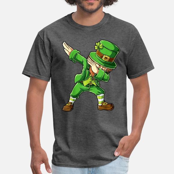 

dabbing leprechaun boys kids men patricks son t shirt men custom tee shirt s-xxxl basic solid cute basic summer style leisure shirt