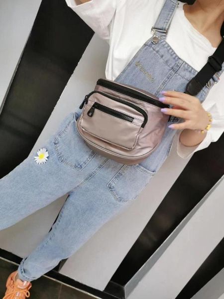 

waterproof nylon fashion crossbody shoulder bag women zipper saddle bag woman small size woman bags