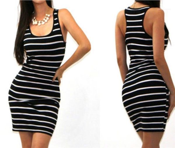 

neck natural color slim dress women clothes women dresses fashion striped panelled bodycon dresses scoop, Black;gray