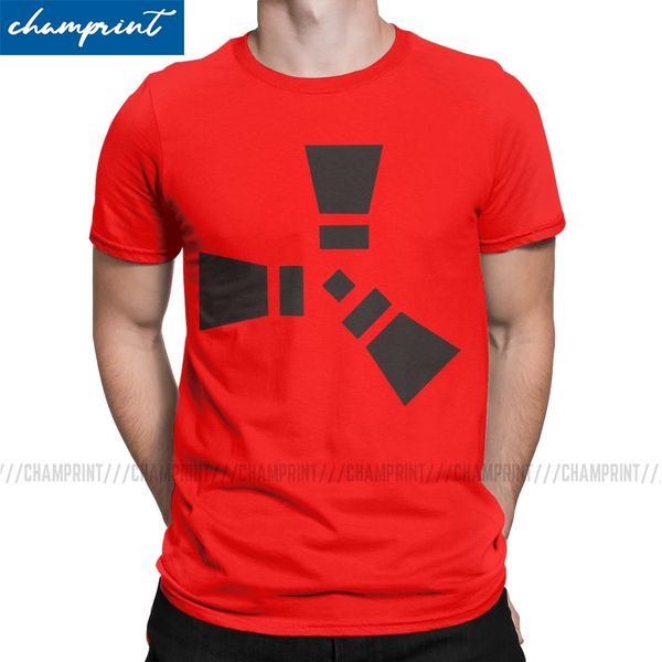 

men t-shirts rust survival game vintage cotton tees short sleeve t shirts round collar clothes plus size