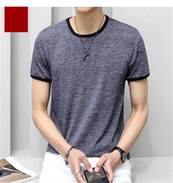 

shirt men ttreetwear mens ice silk short sleeve good quality plus size tshirt fashion casual tshirt popular o neck trend summer, White;black