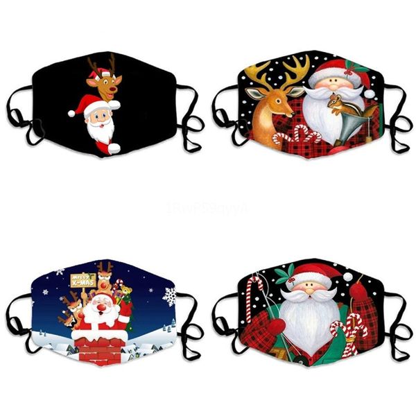 

face masks valved printed designer mask, can insert s mask washable#742, Black