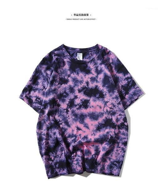 

man o neck oversize tees mens designer tie dye tshirts fashion short sleeved mens street style summer, White;black