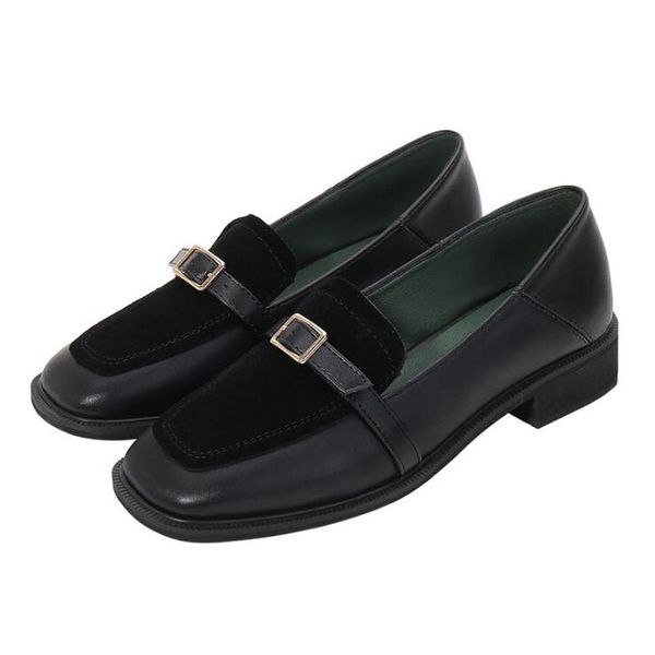 

new women's flat shoes autumn women's slippers leather shoes slip ballet bow tie ladies size 35-44, Black