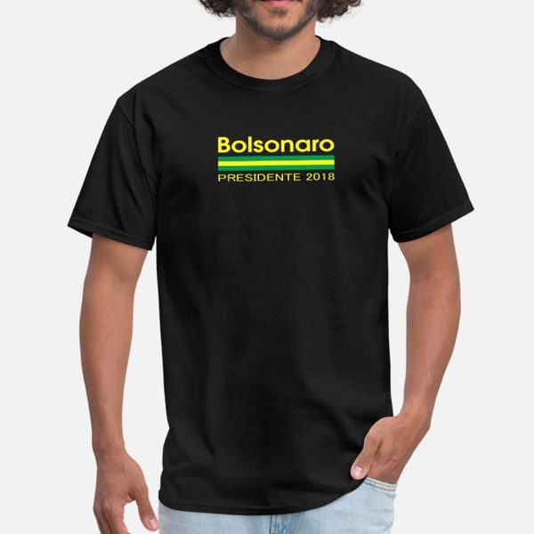 

jair bolsonaro presidente brasil 2018 t shirt men personalized cotton s-3xl natural cute casual spring standard shirt