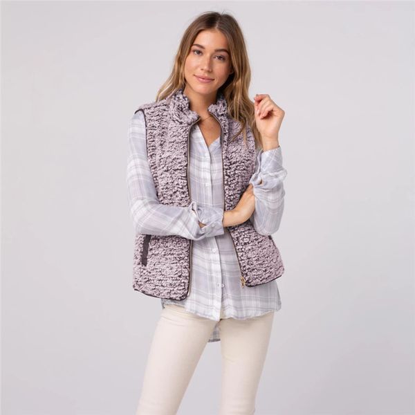 

designer women jacket winter solid color sleeveless vest two sides outerwear stand collar slim woman coats, Black;brown