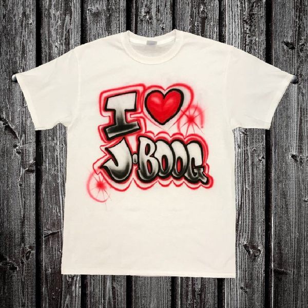 

custom b2k airbrushed t shirt who do you love