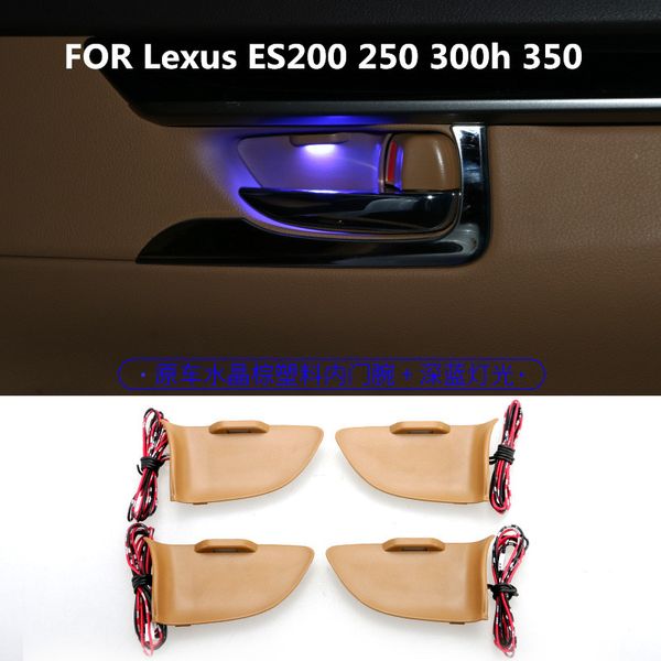 

car atmosphere light led for es200 250 300h 350 2012-2020 interior door handle decoration light modification