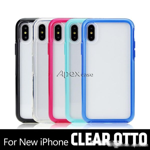 

2mm thickness transparent acrylic phone cases for iphone x xr xs max 8 plus 7 6 6s military grade drop resistance cellphone case