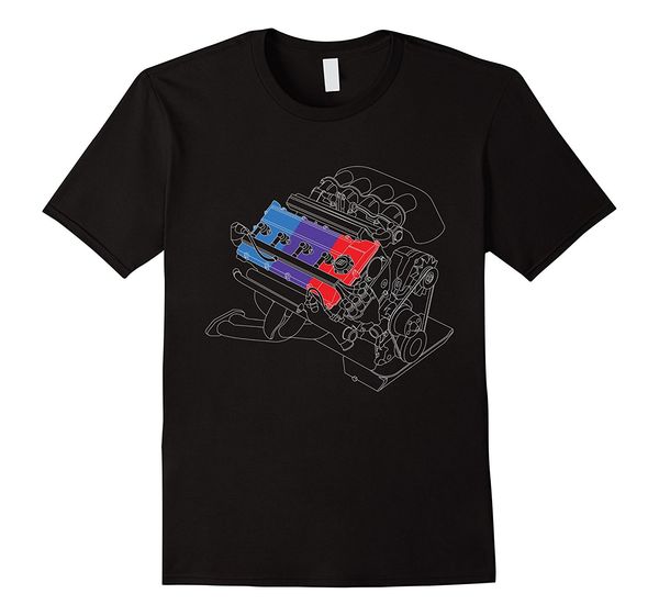 

2019 fashion vintage racings inline 4 race engine tee shirt