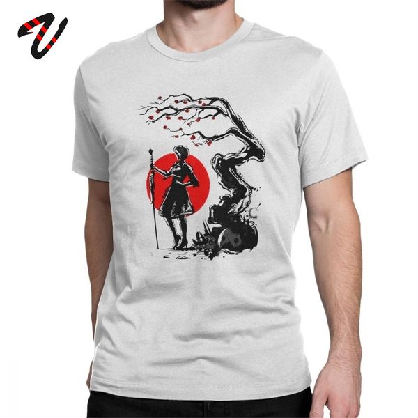 

2b under the sun t-shirt for men nier automata games short sleeve t shirts plus size clothing vintage cotton tee shirt discount