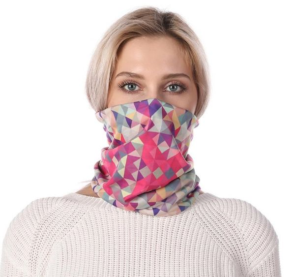 

fashion neck mask scarf plaid high elasticity neckerchief windproof anti dust hiking headband scarf foulard femme riding sweat, Blue;gray