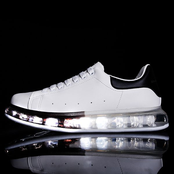 

spring and autumn new men air cushion tenis sneakers 2020 men casual shoes lace up light walking shoes trend sneakers male, Black