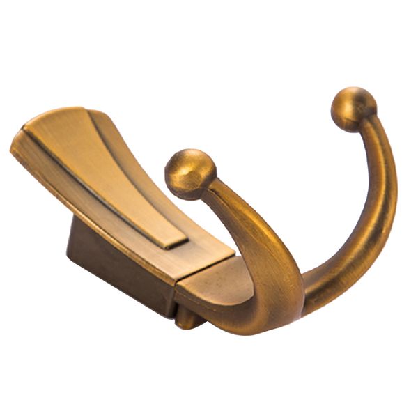 

storage wall hanger coat home decoration zinc alloy double hook fashion bathroom