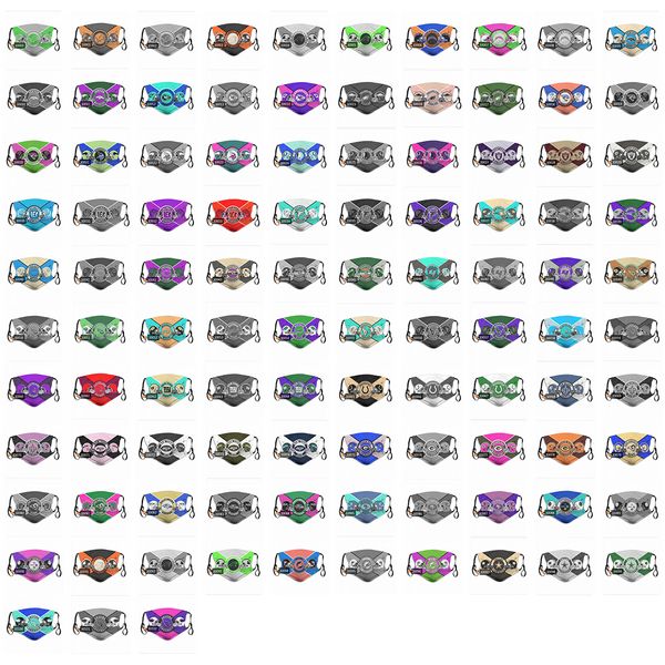 

factory direct 2020 new 5 layer dust designer face mask men and women masks fashion breathable football team masks personalized sport masks