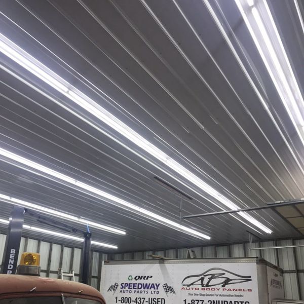 CNSUNWAY, luci da negozio a LED da 8 piedi, apparecchio di illuminazione a LED per porta del congelatore da 8 piedi, 120 W, tubi LED fluorescenti a forma di D luci copertura trasparente