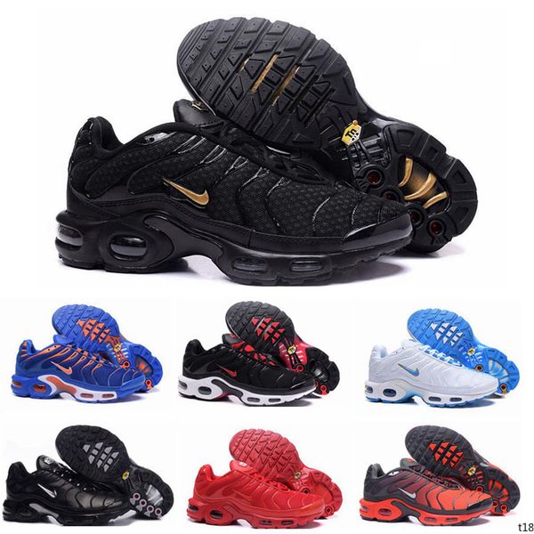 

metallic white silver triple black men running shoes tn plus trainer sneaker shoes star platform t18