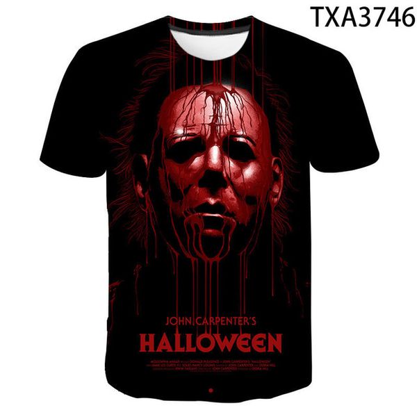 

new michael myers clothing wild street trend 3d print shirts graphic oversized funny men clothing