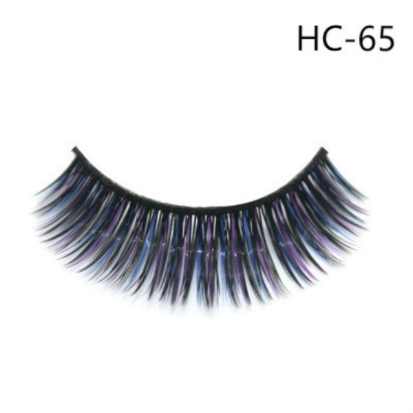 

false eyelashes 1 pairs 3d synthetic hair lashes natural dramatic volume fake makeup eyelash extension silk