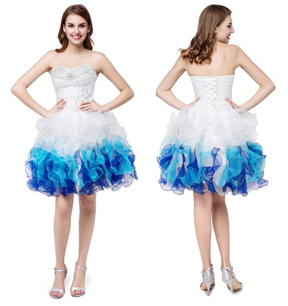 

Quinceanera Dresses 2019 Ball Gowns With Organza Tiered Ruffles Beading Sweet 15 Prom Dresses Quinceanera Gowns Stock