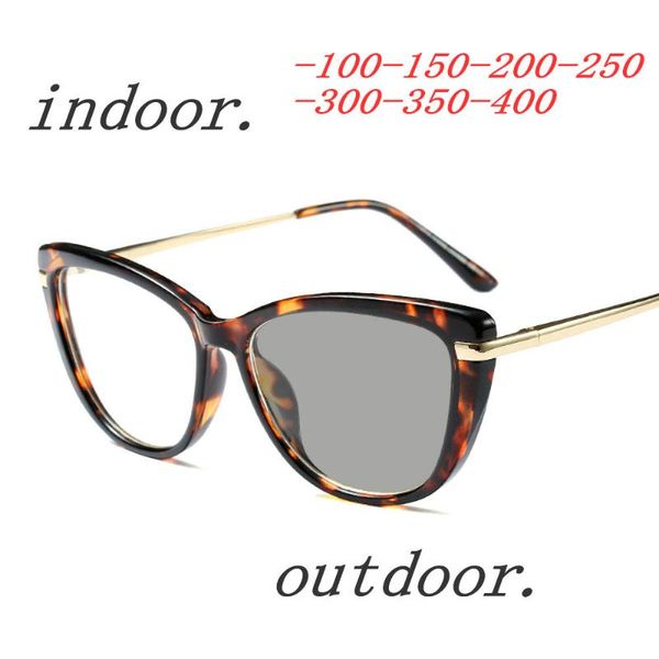 

retro eyeglass sun glasses transition pchromic myopia eyeglasses men women full frame eyewear prescription glasses frame fml, Black