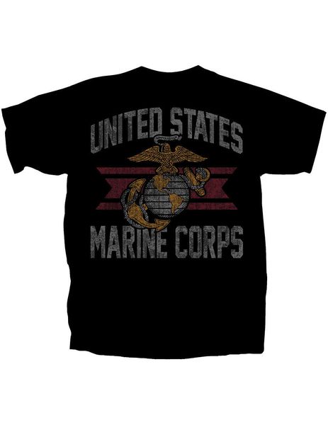 

2019 summer cool tee shirt new nwt marines military pride t-shirt w/pocket - officially licensed medium funny t-shirt