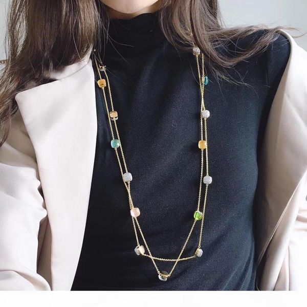 

высокий качество латунного материала кулон с конфетой цвет камень стиль ожерельем для свадебного подарка бесплатной доставки ps5041, Silver