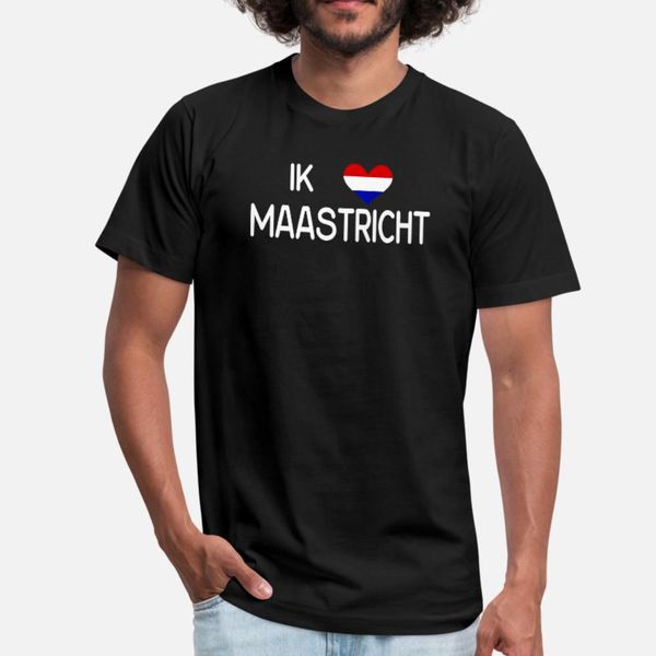 

maastricht netherlands nederland holland t shirt men printing cotton round collar pictures gift authentic spring autumn novelty shirt