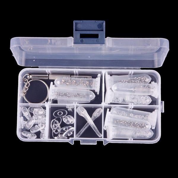 

пакет коробки винт гайка nose pad optical repair tool kit ассорти набор для очковых солнцезащитные очки