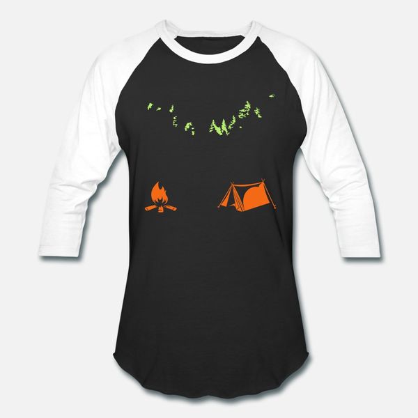 

легкая автофургон кострища палатки тройник идея подарка тенниска мужчины печать с коротким рукавом s-xxxl новизна известных смешной повседне